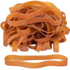 Rubber Bands Large Wide 6.5inch 35pcs Natural color of rubber