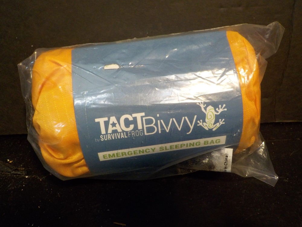 NEW TACT Bivvy Emergency Survival Frog Sleeping Bag Ultralight Waterproof Orange