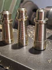 Machined Solid Brass Lighthouse Lanyard Bead Knife Paracord
