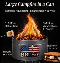 Branded Boards Campfire in a Can – Made in USA – Portable Mini Fire Pit for M…