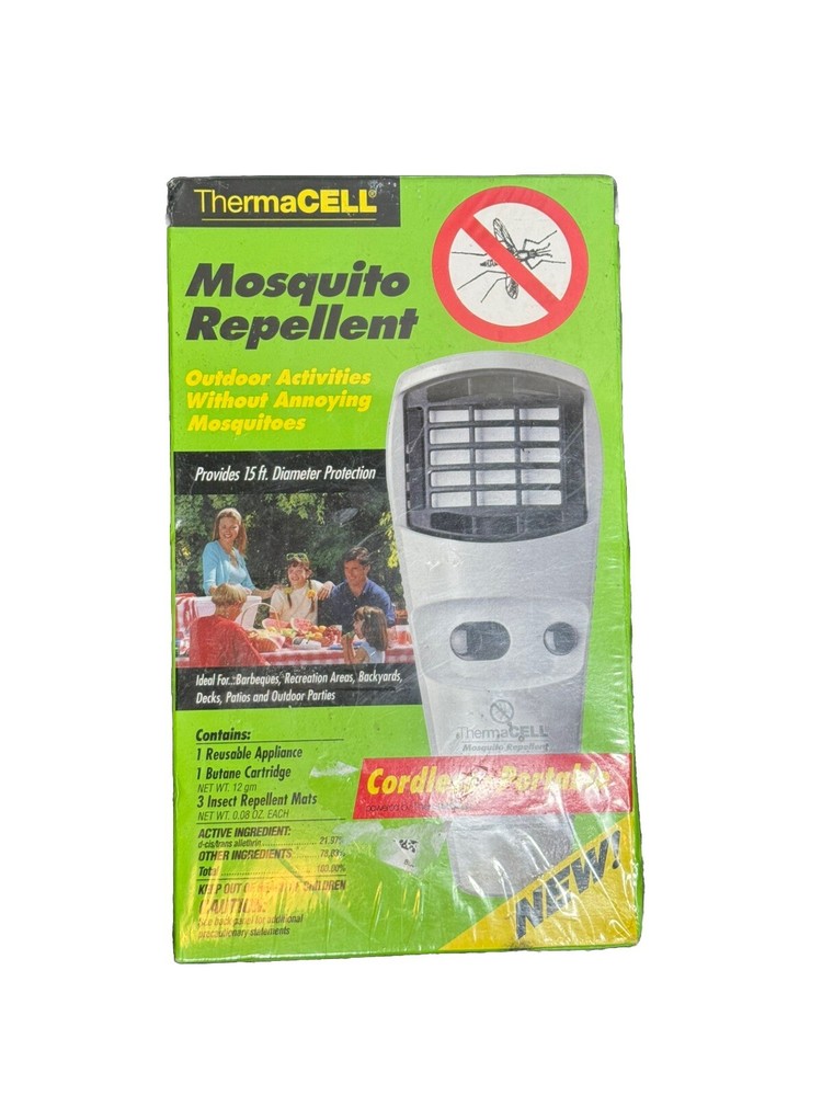 Thermacell Patio Shield Mosquito Repellent Cordless Portable Backyard Camping