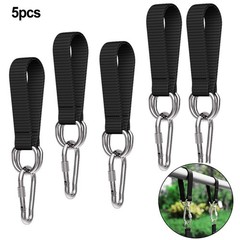 Reliable Tree Swing Straps with Hook Ring Pack of 5 for Gym and Outdoor Use