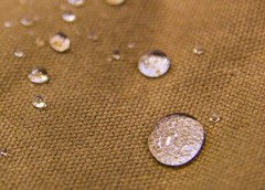 NEW Readywares Waxed Canvas Small Zipper Pouch Bag Brass Zipper Water Resistant
