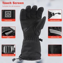 Ddinttao Heated Gloves For Men Womenrechargeable Heated Gloves 7.4V/2 5000Mah