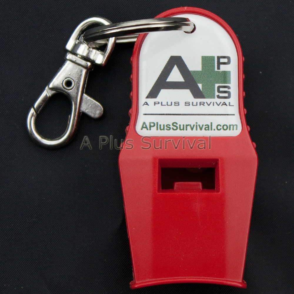 Red Search & Rescue Whistle For Saving Life! Survival Emergency Kits 120 db+