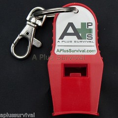 Red Search & Rescue Whistle For Saving Life! Survival Emergency Kits 120 db+