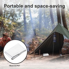 2 Pcs Outdoor Thermal Blanket Insulated Garden Blankets Emergency Survival