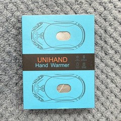 UNIHAND Rechargeable Hand Warmers 2-Pack Type-C Black AOY-766 8.5-20h