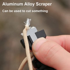Outdoor Adjustable Paracord Survival Emergency Bracelet Camping Hiking Wristband