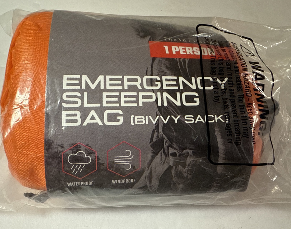 Emergency Sleeping Bag BIVVY SACK Waterproof – Windproof (7 ft x 3 Ft)