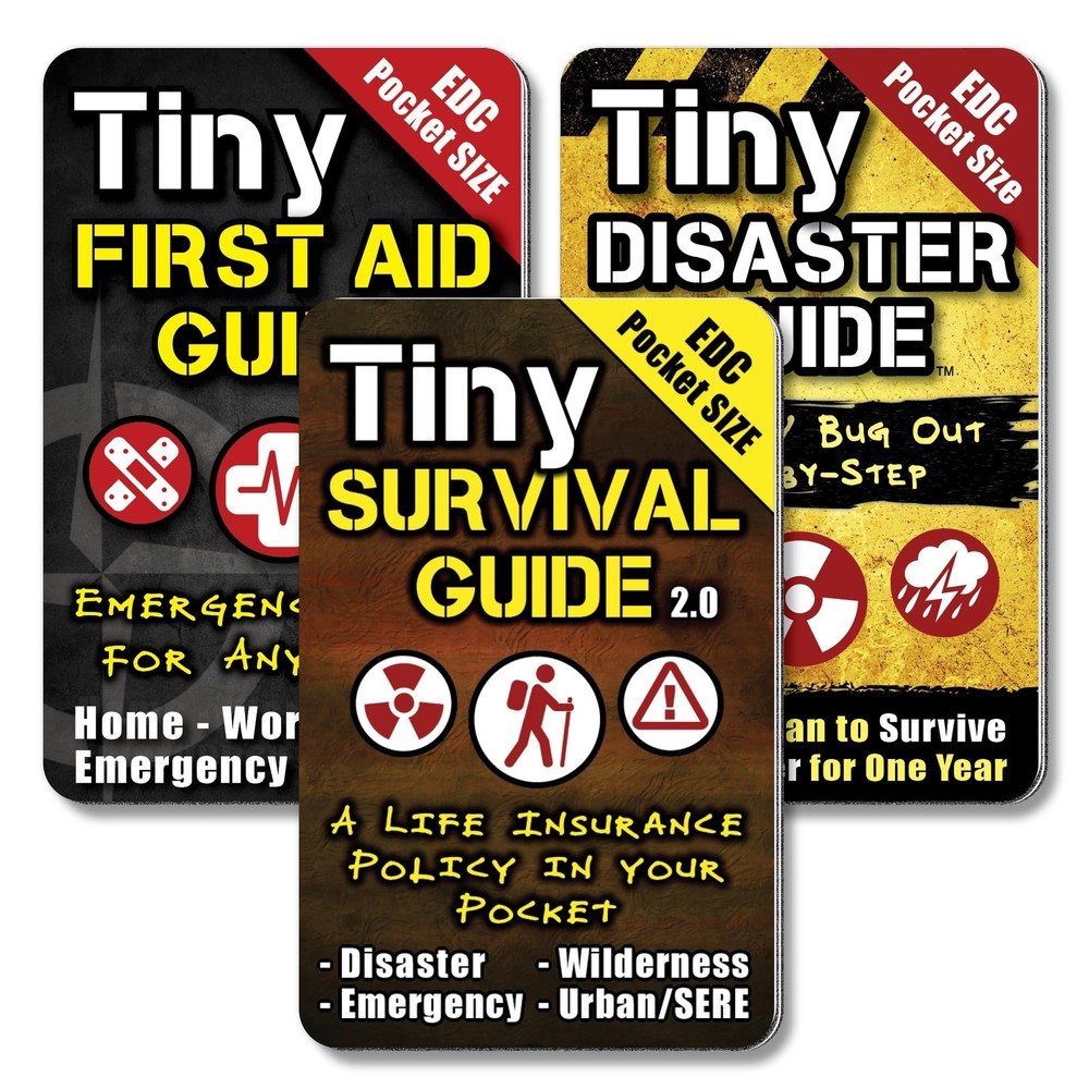 Tiny Survival, Disaster & First Aid Guide – Pocket Emergency Preparedness Han…