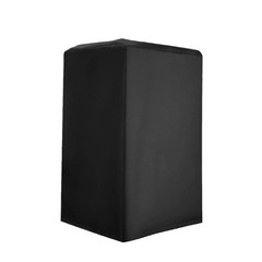 Adjustable Drawstring Black Oxford Cloth Speaker Cover Waterproof Dustproof UV
