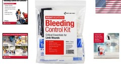 Critical Essentials 7-Piece Bleeding Control Kit with Tourniquet for Limb Wounds
