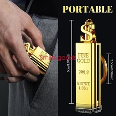 3Pack Permanent Match Lighter Gold Bar Matches Lighters for Outdoor Adventure