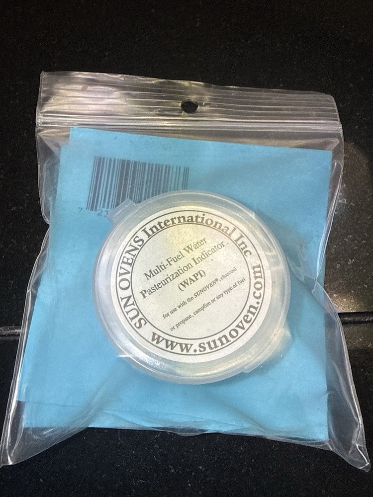 Sun Ovens International Multi-Fuel Water Pasteurization Indicator (WPI/WAPI)