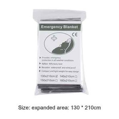 Outdoor Emergency Survival Blanket First Aid Rescue Kit Waterproof Foil Thermal