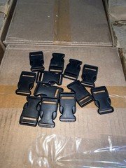 25-Pack 1″ Inch Plastic Side Release Buckle for Webbing- MilSpec MADE IN THE USA