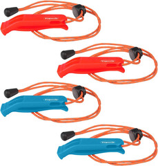 3/4 Pcs Emergency Whistle – Super Loud Survival Whistle with Lanyard for Safety
