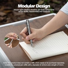 Titanium Pen 3-in-1 Multitool – Survival EDC Pen with Glass Breaker &