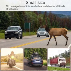 4 Pcs Deer Whistles Wildlife Warning, Wind Activated Deer Warning Style 2