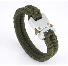 Quick Unlock Outdoor Survival Tactical Bracelet Woven Survival Tool Adjustable