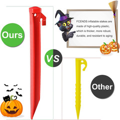 Plastic Inflatable Stakes Set for Halloween Christmas Holiday Inflatables Garden
