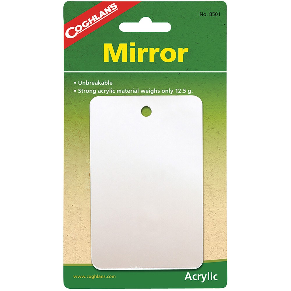 Coghlan’s Featherweight Mirror, Unbreakable Acrylic Material, Emergency Survival