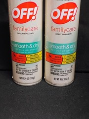 OFF! 4 Pack FamilyCare Spray Insect Repellent Bug Spray Dry Not Oily 15% Deet