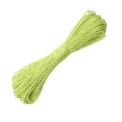 Reflective Paracord Rope 2mm 3 Strand Core Nylon Tent Camping Lanyard Survival
