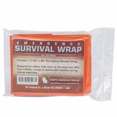 North American Rescue Emergency Survival Wrap – 60″Wx90″L Full Body Wrap