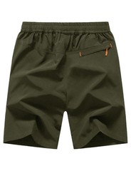 TBMPOY Men’s 7″ Hiking Running Shorts with Pockets Medium, A4-armygreen