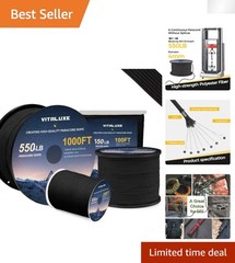 550 lb 1000ft Paracord Rope – Versatile Utility Cord for Camping & DIY Projects
