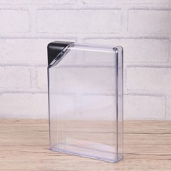 1PC 450ML Flat Water Bottle Creative Transparent Bottle Portable Travel Kettle
