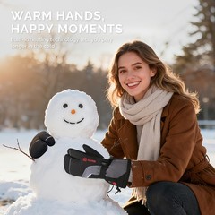 Savior Heat Heated Mittens Battery Gloves Men Womenflexible Crab Finger