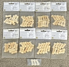 TINDER-QUIK FIRE TABS All-Weather Fire Starter,Lot Of (8) Packs Of 10, 83 Total
