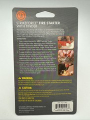 StrikeForce Fire Starter – Camping, Backpacking, Hiking, Survival