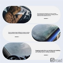 12V Car Heater And Fan, 360° Defrost, Dual Mode, Cigarette Lighter Power