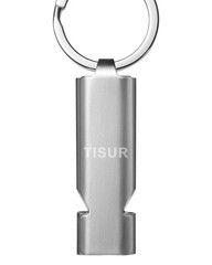 TISUR Loud Emergency Whistles,125db+ Lifeguard Small, Stainless (1-pack)
