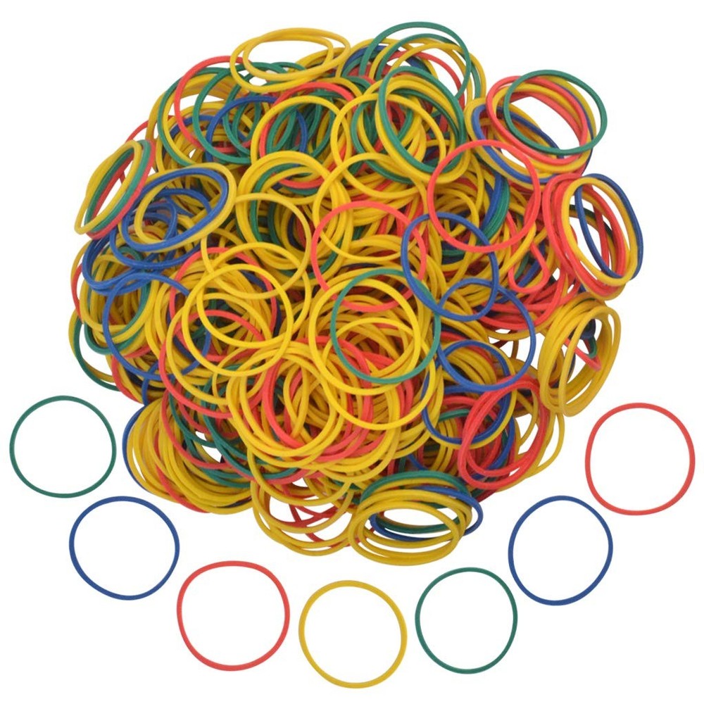 Nydotd 1000pcs Rubber Bands, Small Colorful Money Bands Multicolor