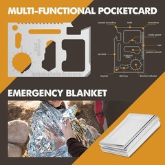 Gifts For Men Him Dad Survival Kit And Equipment 25 Pcs Christmas Stocking Stuff