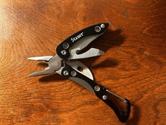 Stauer 3-Piece Survival Kit Gift Set Never Used Watch, Flashlight, Multitool.
