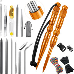 12 Pcs 2026 Update Paracord FID Knotter Tools Set Stainless Steel Marlinspike Se