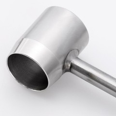 Hand Auger Wrench 1X 6.3in Stainless Steel Manual Drill with Brown Leather Case
