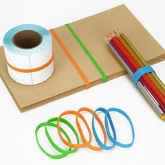 LotFancy Rubber Bands, Size 64 (3-1/2″ x 1/4″), 0.5 lb Approx 64, Multicolor