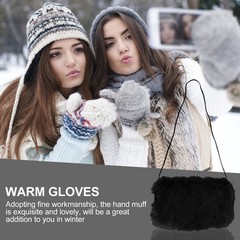 1Pack Black Hanging Warmer Muff Perfect For Outdoor Activities