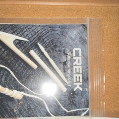 READYMAN Creek Door Jamm Reptile Survival Kit Bone Hook Gorge Card Tool Stone