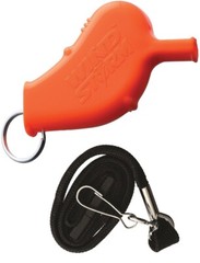 All Weather Safety Whistle Windstorm Loud Alarming Keyring Usable Underwater