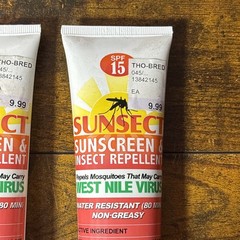 Sunsect Sunscreen And Insect Repellent SPF 15 4 Oz Lot Of 2