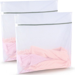2Pk 24×24″ Honeycomb Mesh Laundry Bags XXL | XX-Large bags with colorful zipper