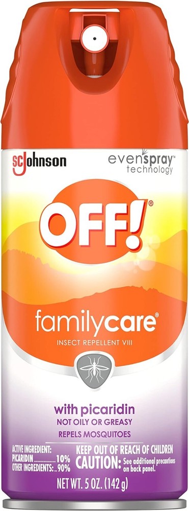 OFF! Family Care Insect Repellent Picaridin Aerosol Spray Deet Free 5 oz